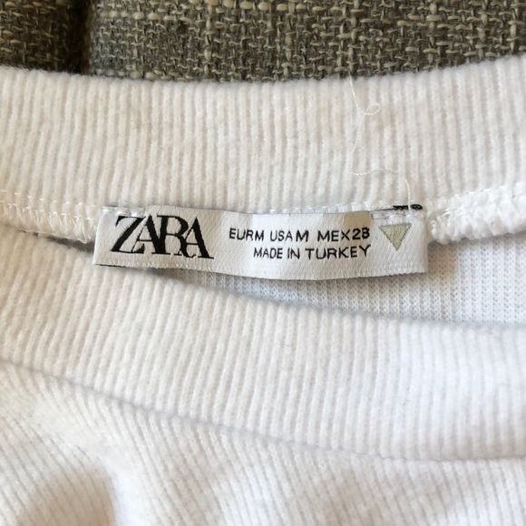Zara crop top embellished tee - Picture 3 of 3